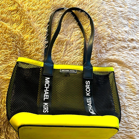 Michael Kors Neon Mesh Tote - Picture 1 of 7